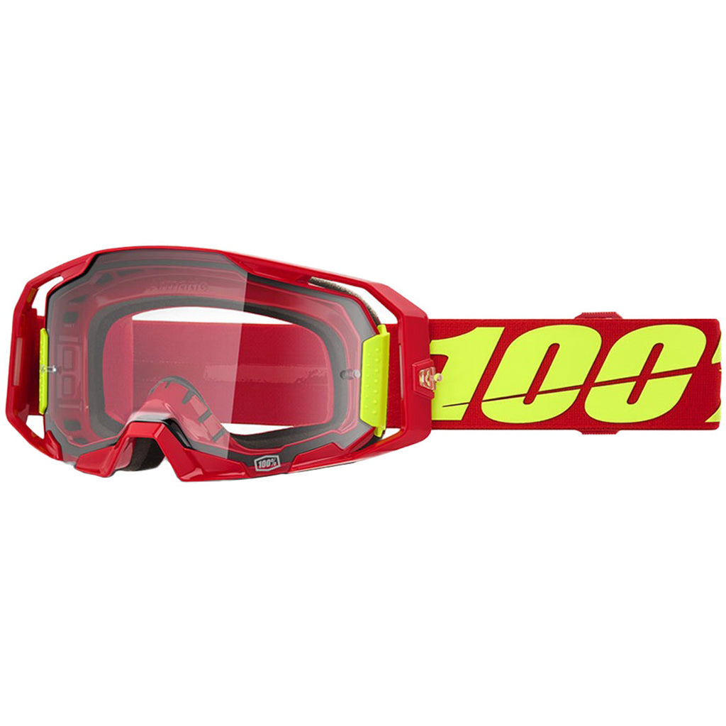 100% - Armatic Red/Yellow Clear Lens Goggle
