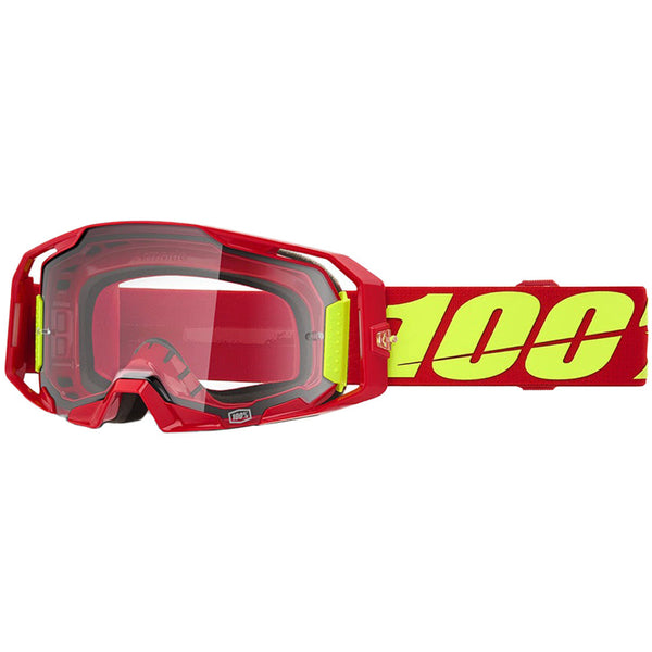 100% - Armatic Red/Yellow Clear Lens Goggle