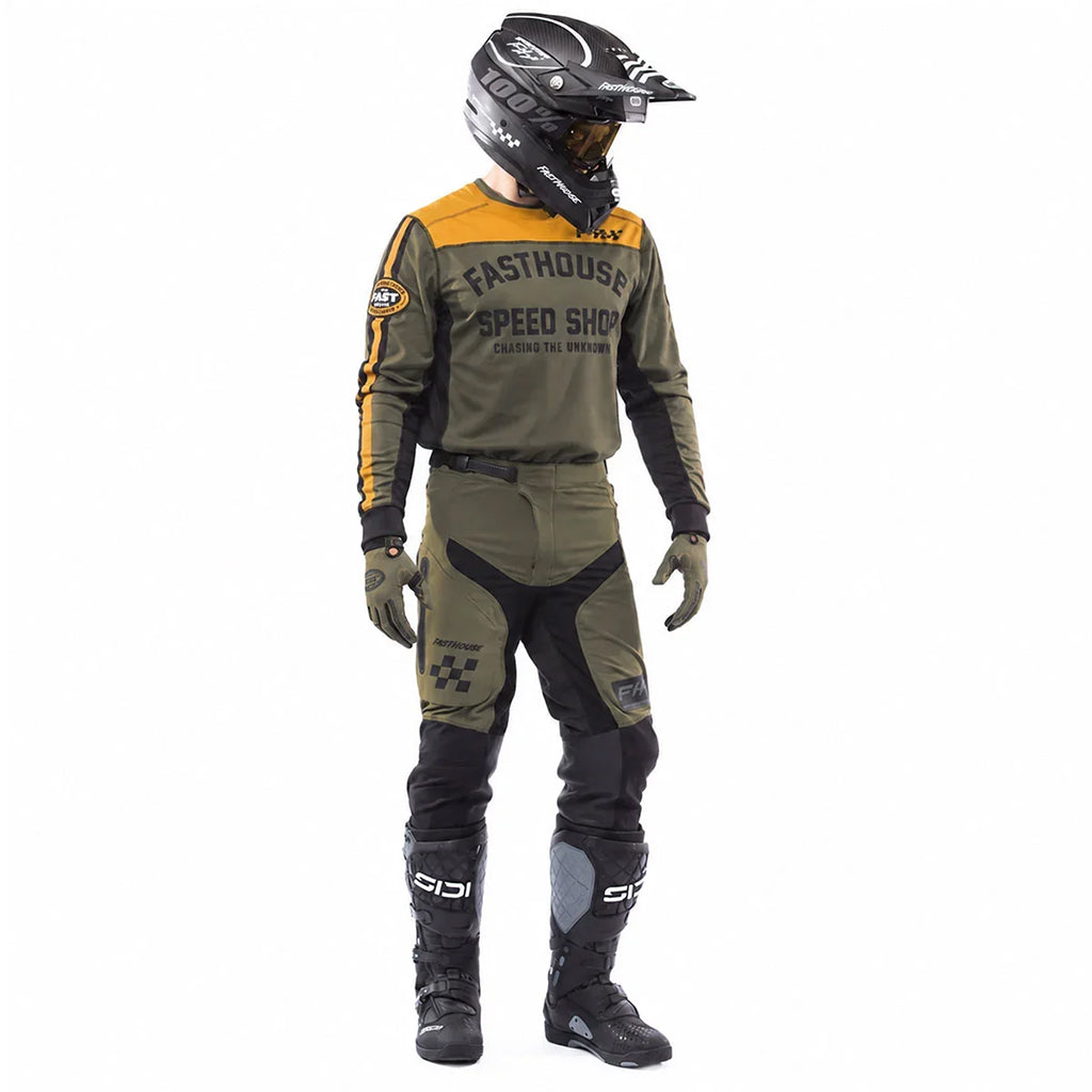 Fasthouse - Sanguaro Petrol Olive/Vintage Gold MX Combo