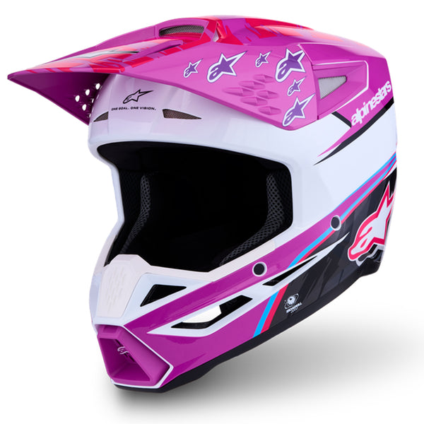 Alpinestars - SM3 Falcon Purple/White/Black/Pink Helmet