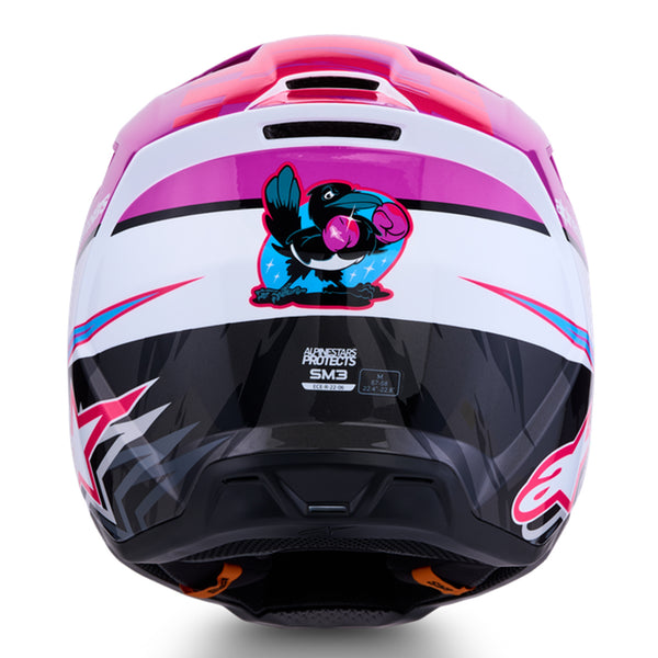 Alpinestars - SM3 Falcon Purple/White/Black/Pink Helmet