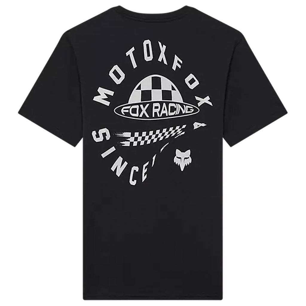 Fox - Planet Moto Short Sleeve Prem Black Tee