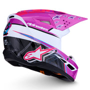 Alpinestars - Youth SM3 Falcon Purple/White/Black/Pink Helmet