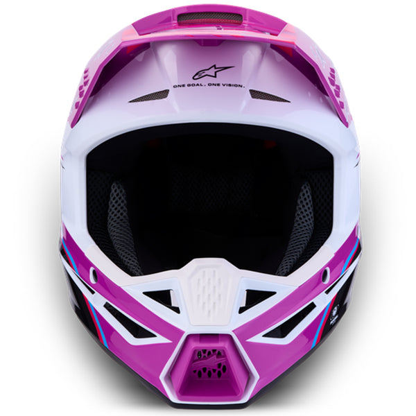 Alpinestars - Youth SM3 Falcon Purple/White/Black/Pink Helmet