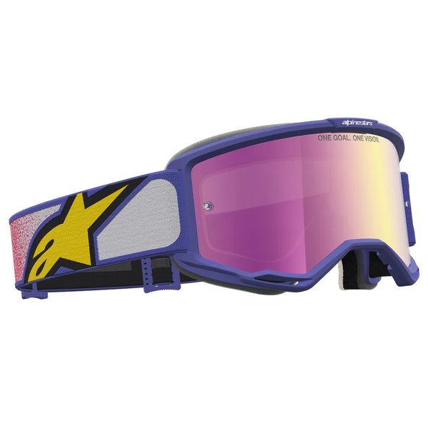 Alpinestars - Vision 5 Drag Red/Purple Mirror Lens Goggle