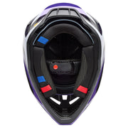 Fox - 2025 V3 RS Black/Purple Grid Helmet