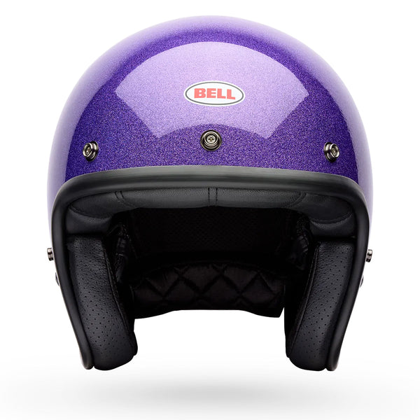 Bell - Custom 500 Purple Flake Open Face Helmet