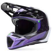 Fox - 2025 V3 RS Black/Purple Grid Helmet