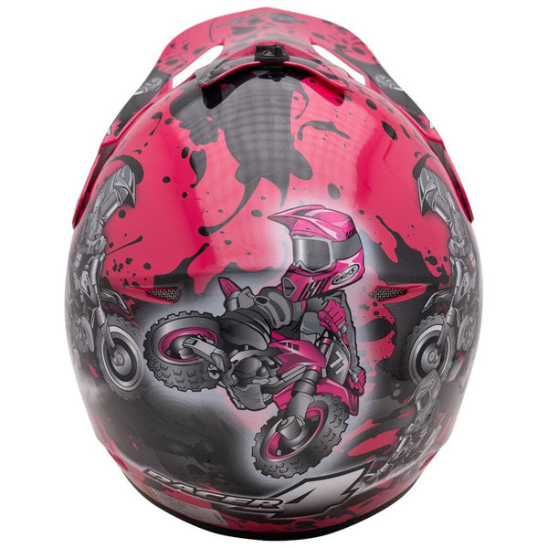 RXT - Youth Racer 4 Pink Helmet