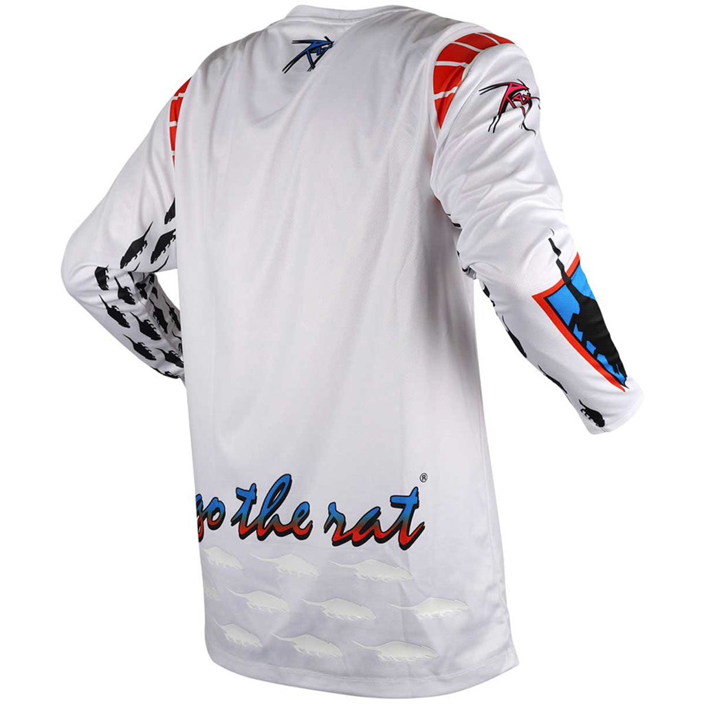 Rat Racing - Hundo White/Red/Blue Jersey