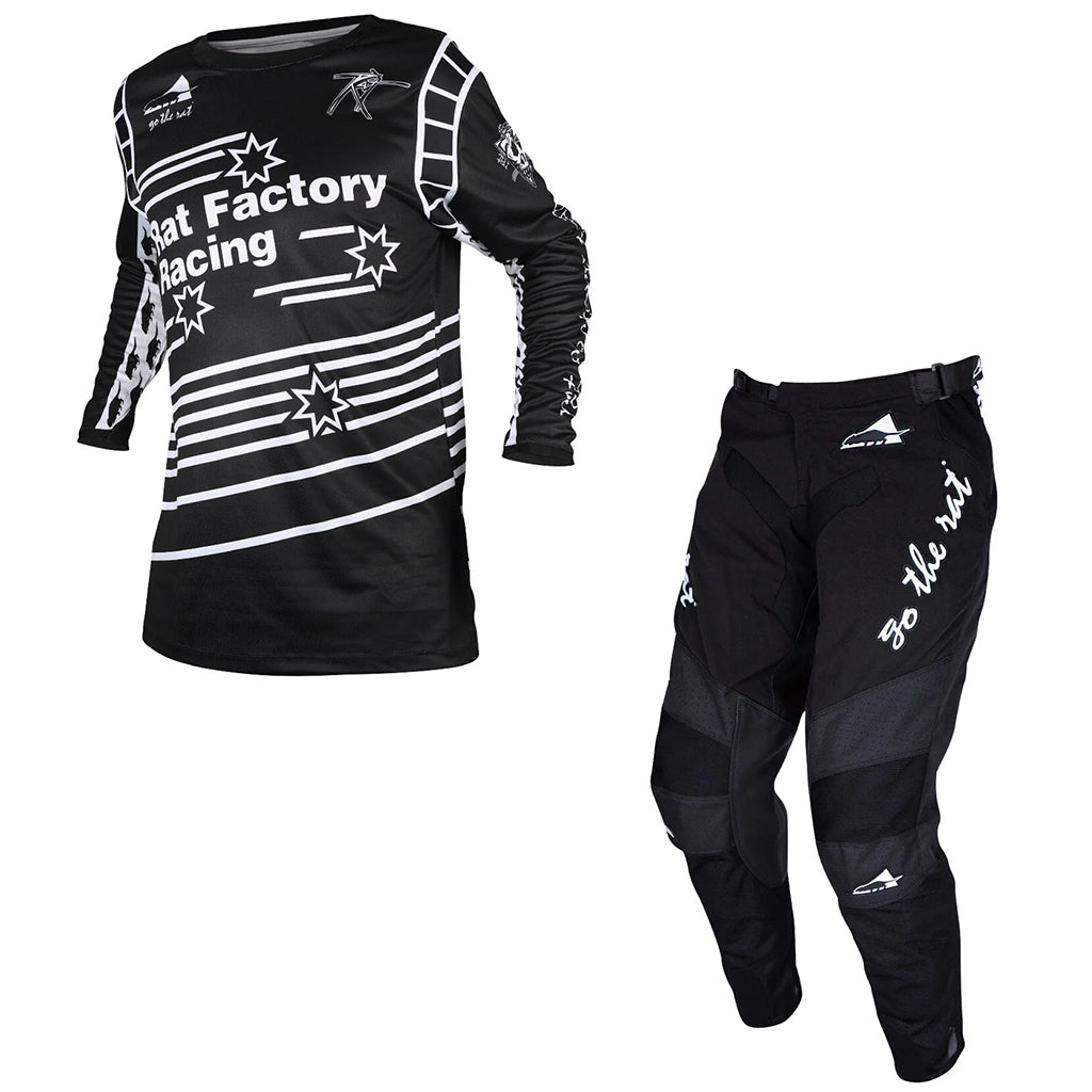 Rat Racing Star Black/White MX Combo