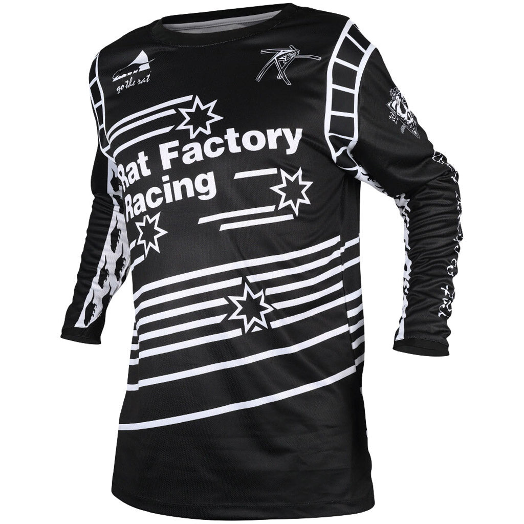 Rat Racing Star Black/White MX Combo