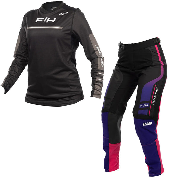 Fasthouse - Womens Elrod React Black MX Combo