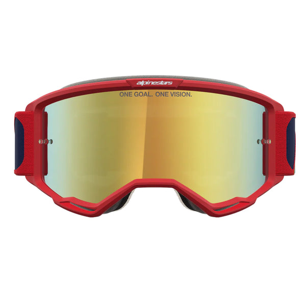 Alpinestars - Vision 5 Drag Red/Blue Mirror Lens Goggle