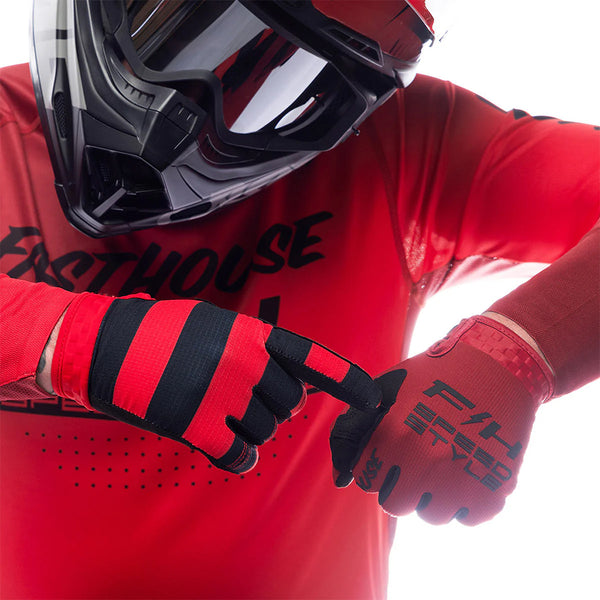 Fasthouse - 2026 Elrod Ether Red/Jester Red Gloves