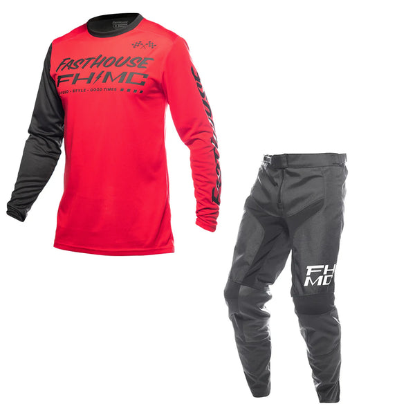 Fasthouse - Carbon Method Red/Black MX Combo