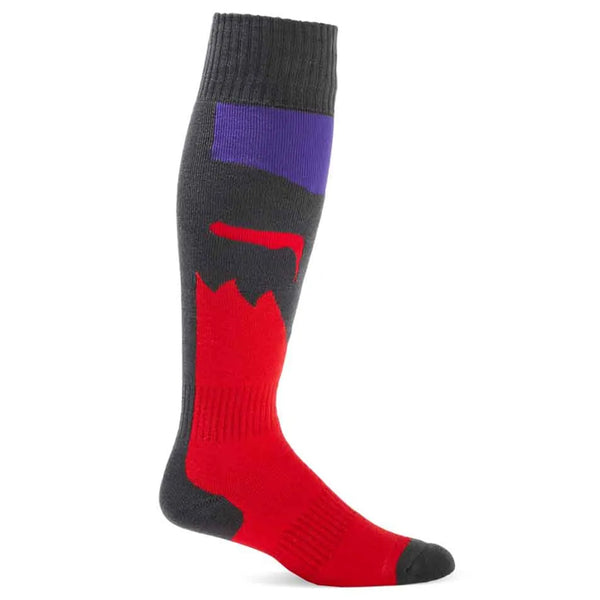 Fox - Flora Grey/Red Sock