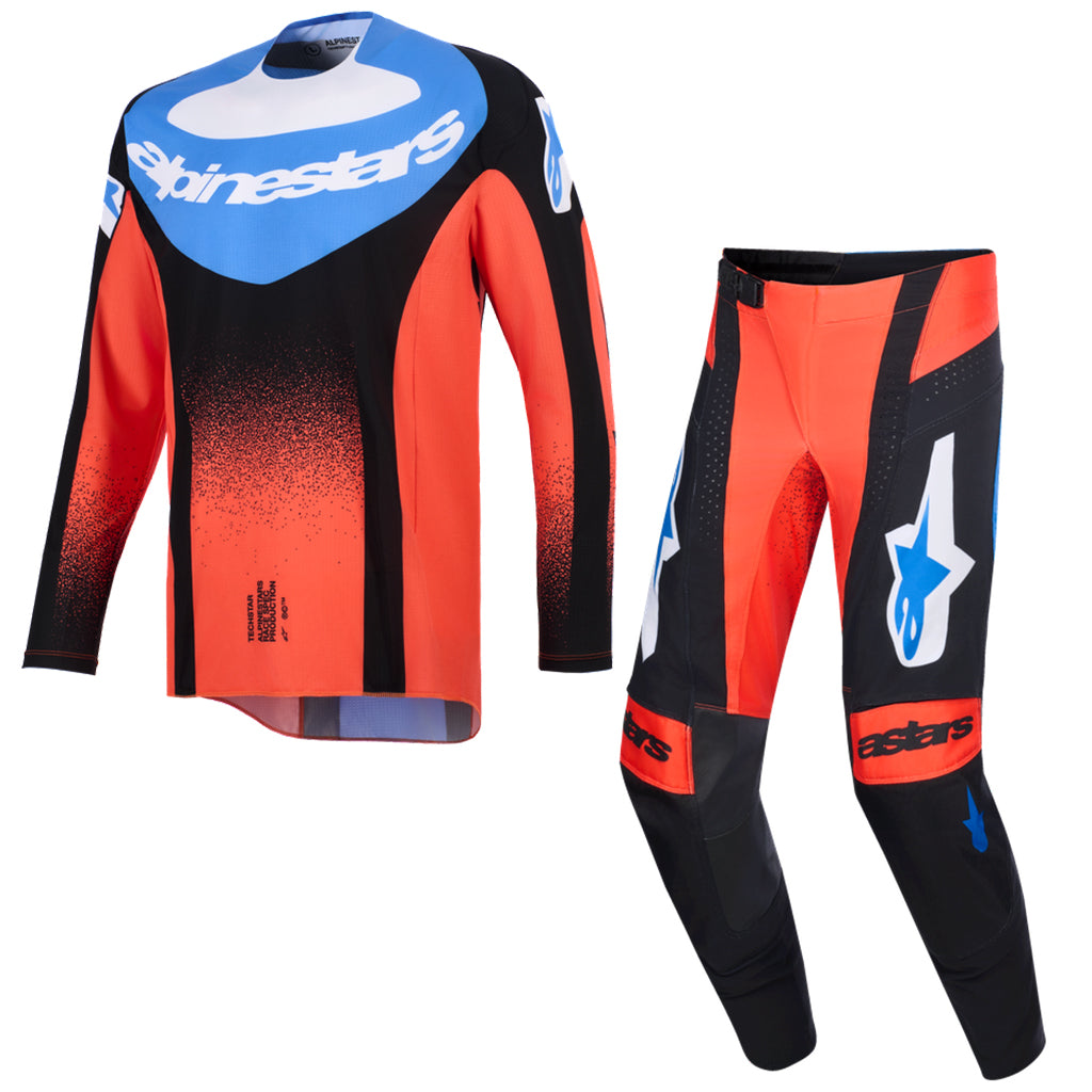 Alpinestars - 2026 Techstar Knif Orange/Black/UCLA Blue MX Combo