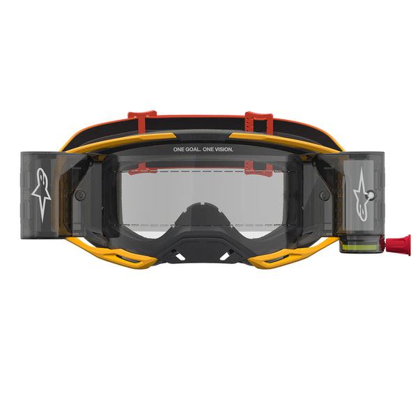 Alpinestars - Vision 8 Amber Yellow/Red/Black Roll Off Goggle