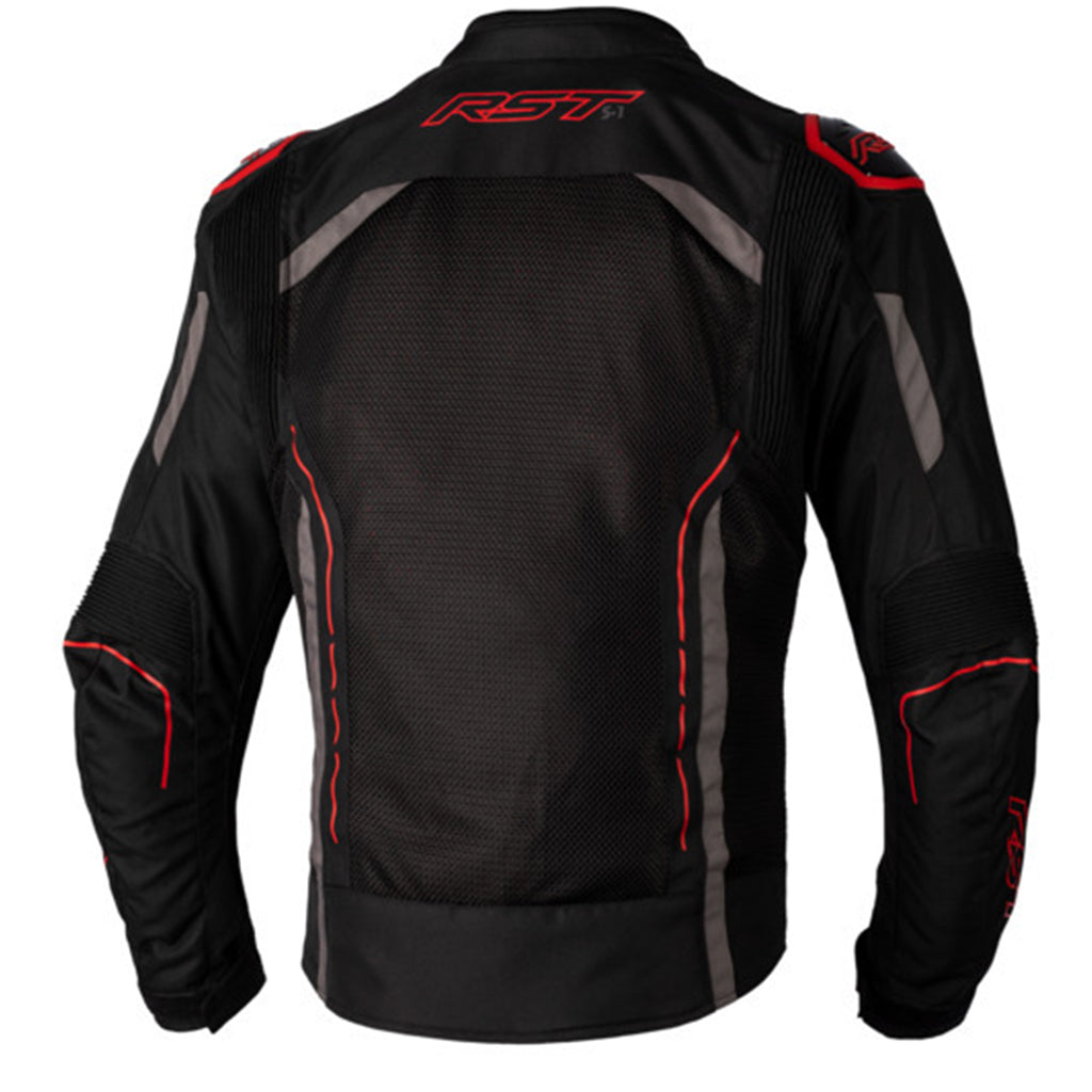 RST - S-1 CE Vented Black/Red Jacket