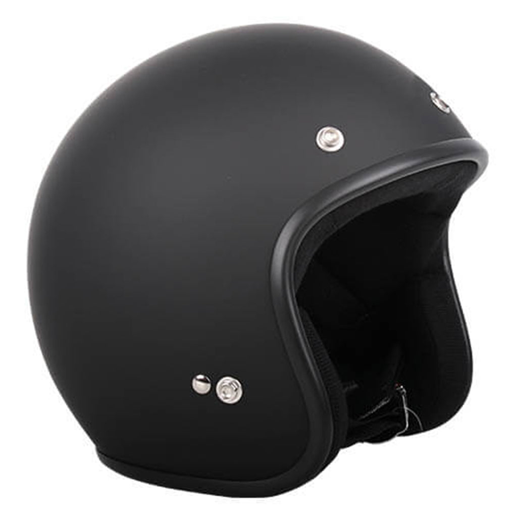 RXT - Low Ride Matt Black Open Face Helmet