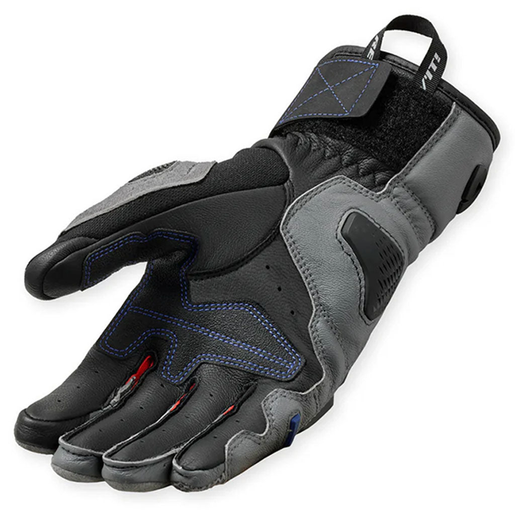 Rev-It - Sand 5 Grey/Red Adventure Gloves