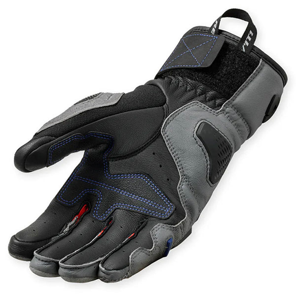 Rev-It - Sand 5 Grey/Red Adventure Gloves