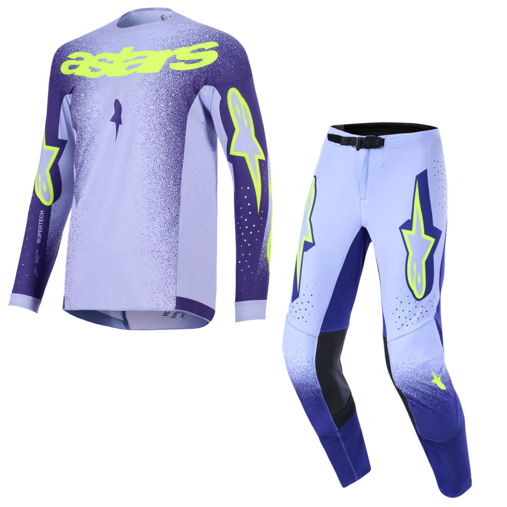 Alpinestars - 2026 Supertech Scenz Purple/Yellow MX Combo
