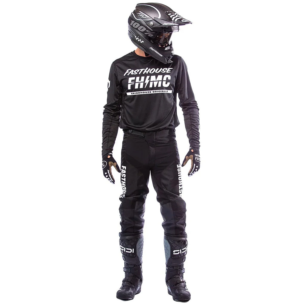 Fasthouse - Grindhouse Score Black/White MX Combo