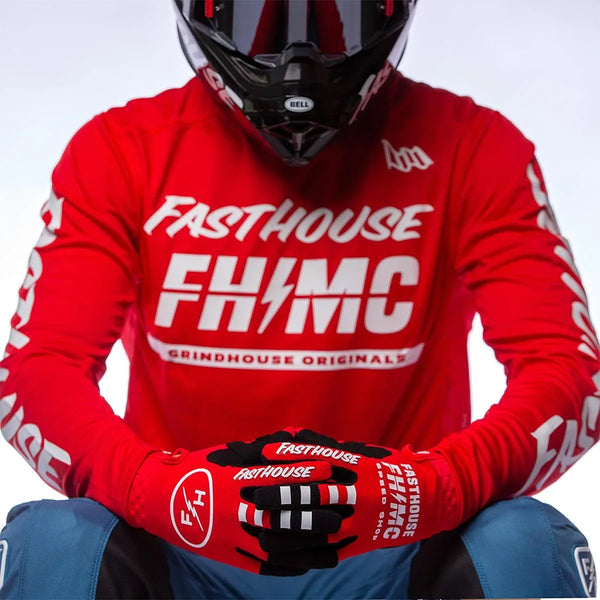 Fasthouse - Grindhouse Score Red/White MX Combo
