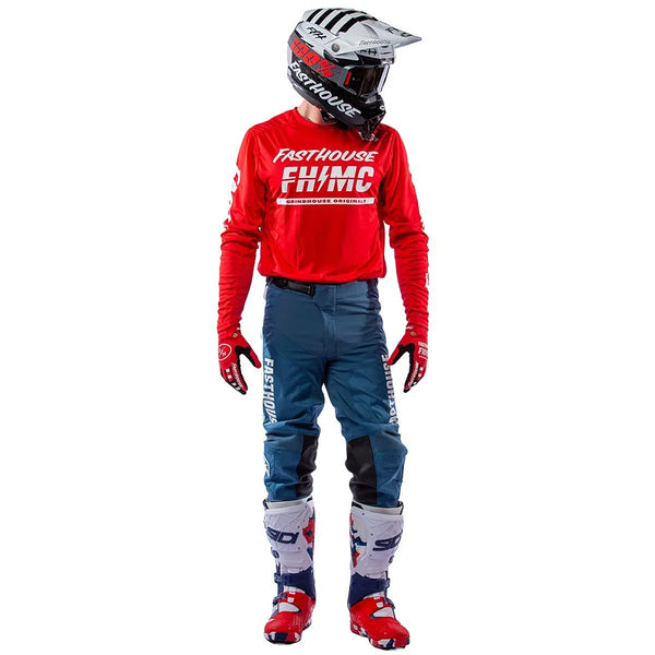 Fasthouse - Grindhouse Score Red/White MX Combo