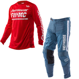 Fasthouse - Grindhouse Score Red/White MX Combo