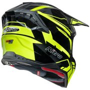 Nitro - MX710 Shard 2 Yellow/Black Helmet