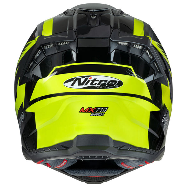 Nitro - MX710 Shard 2 Yellow/Black Helmet