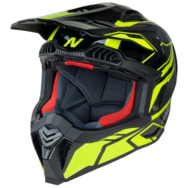 Nitro - MX710 Shard 2 Yellow/Black Helmet