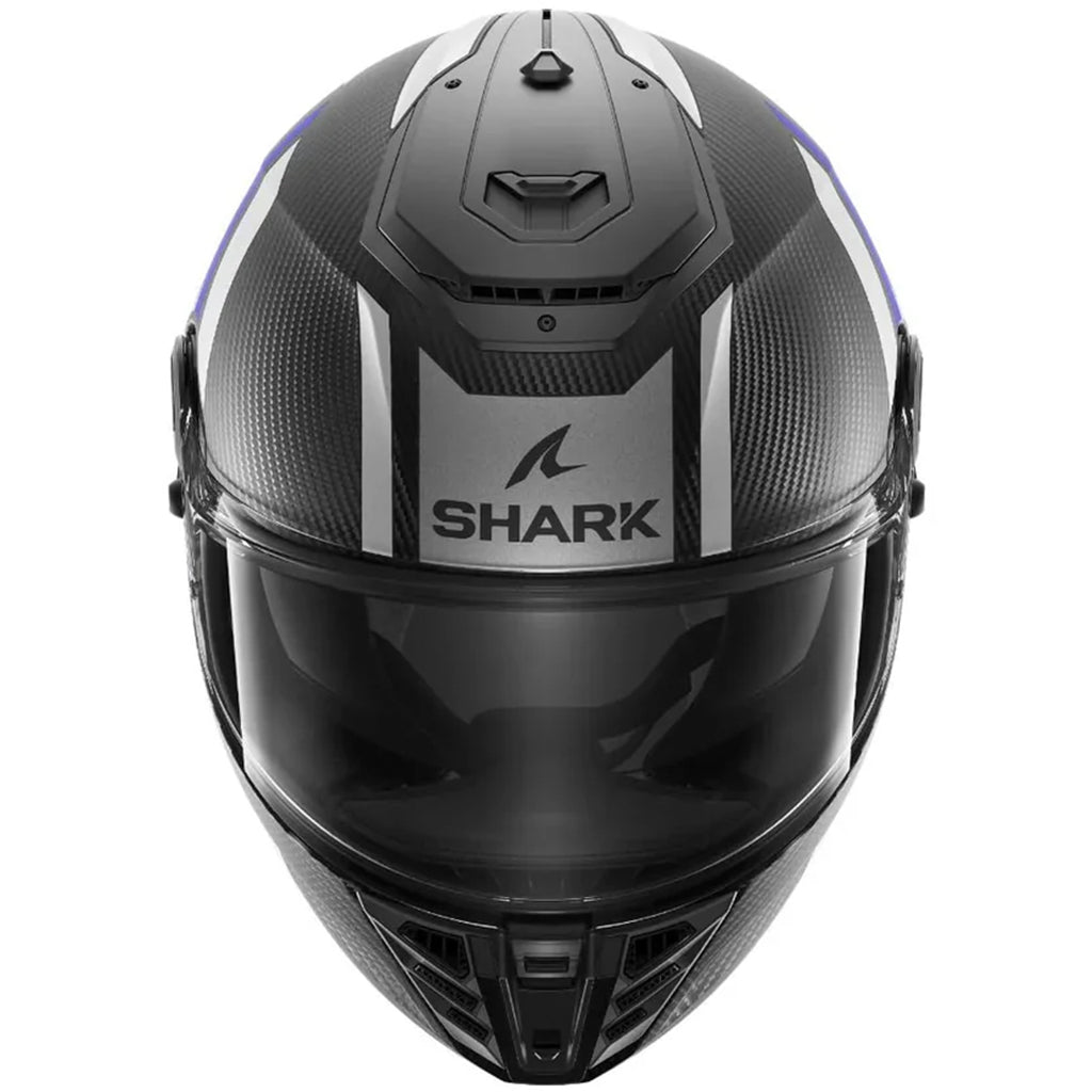 Shark - Spartan RS Carbon Shawn Blue/Silver Helmet