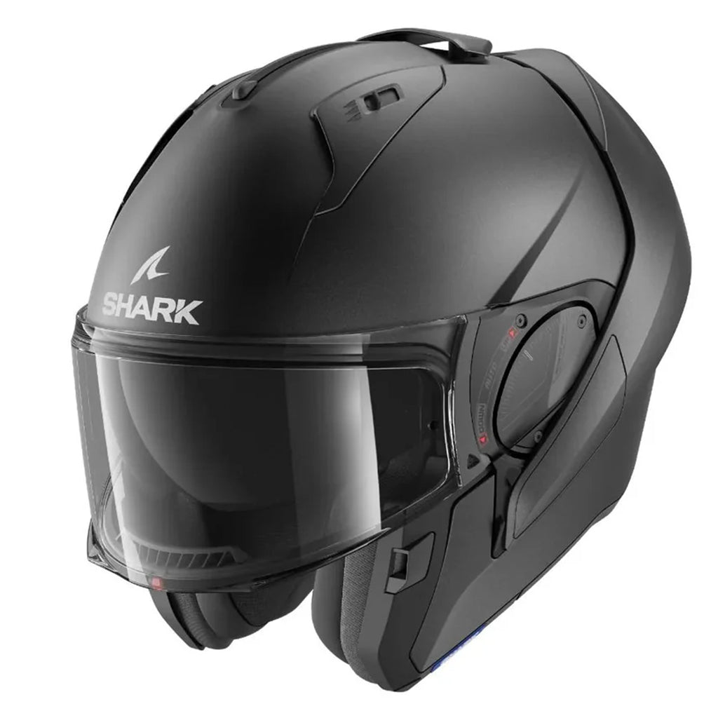 Shark - Evo ES Blank Matt Black Modular Helmet