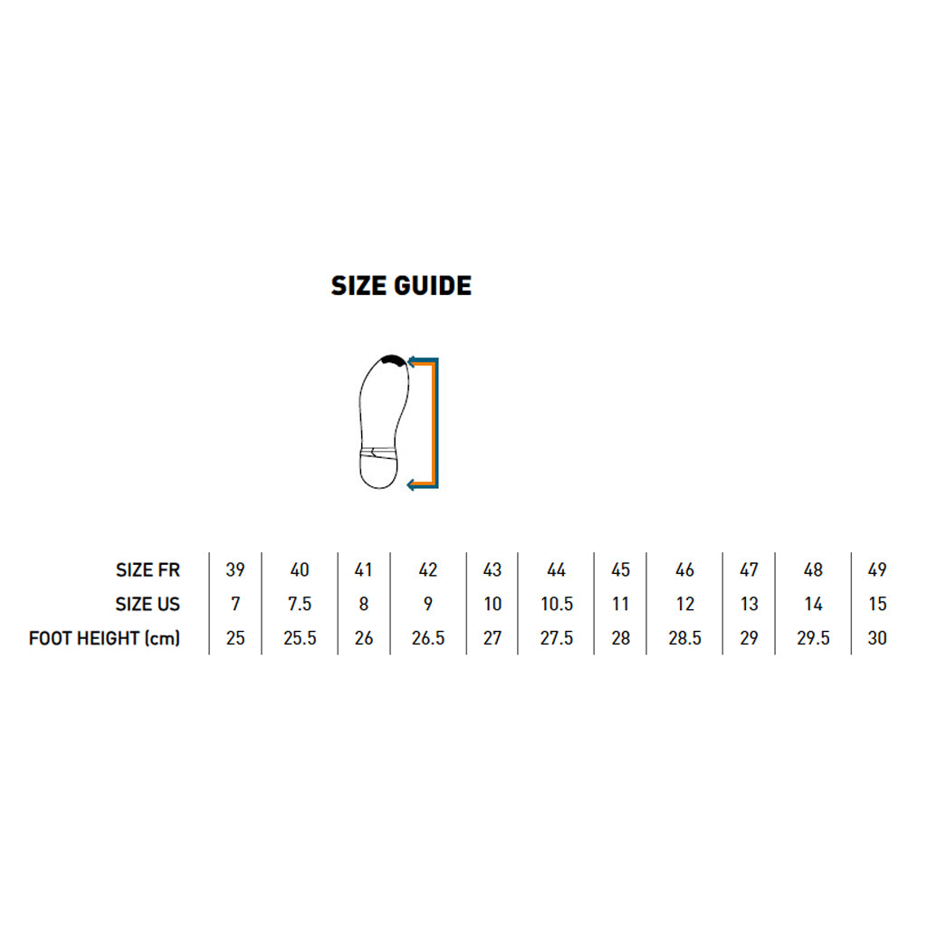 Shot - 2026 Line Black Knee Brace Socks Size Guide