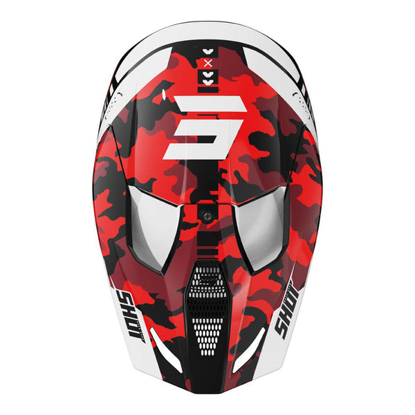 Shot - 2026 Kids Furious Flash Red Helmet