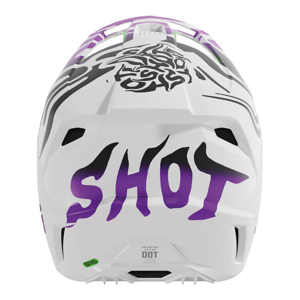Shot - 2026 Kids Speed Ghost Gloss Purple Helmet