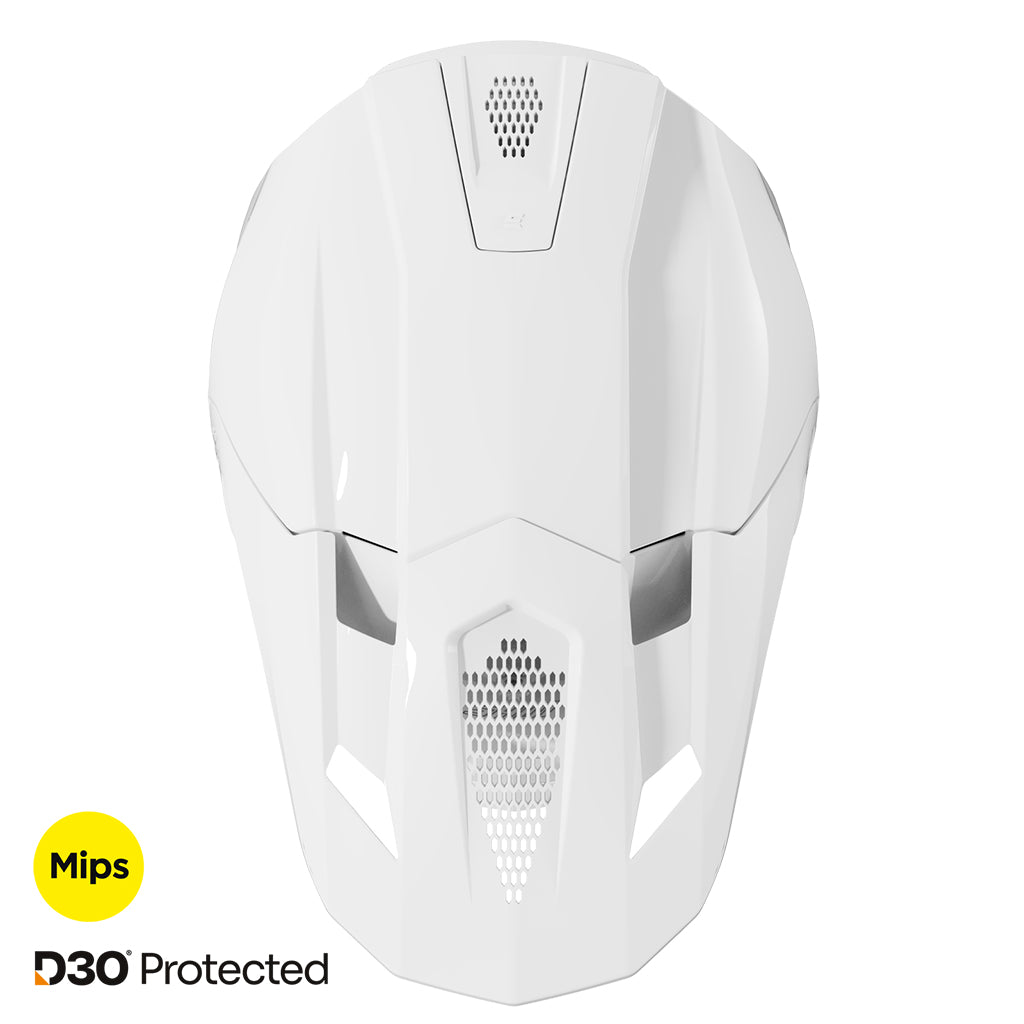 Shot - 2026 Lite Solid Gloss White MIPS D30 Helmet