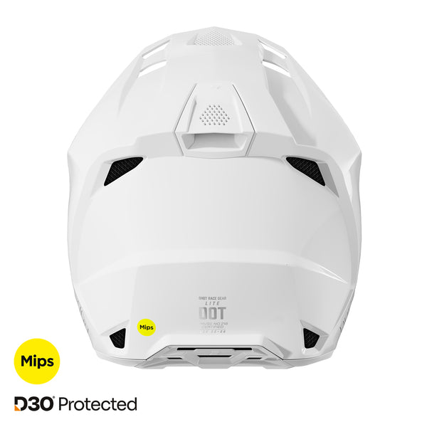 Shot - 2026 Lite Solid Gloss White MIPS D30 Helmet