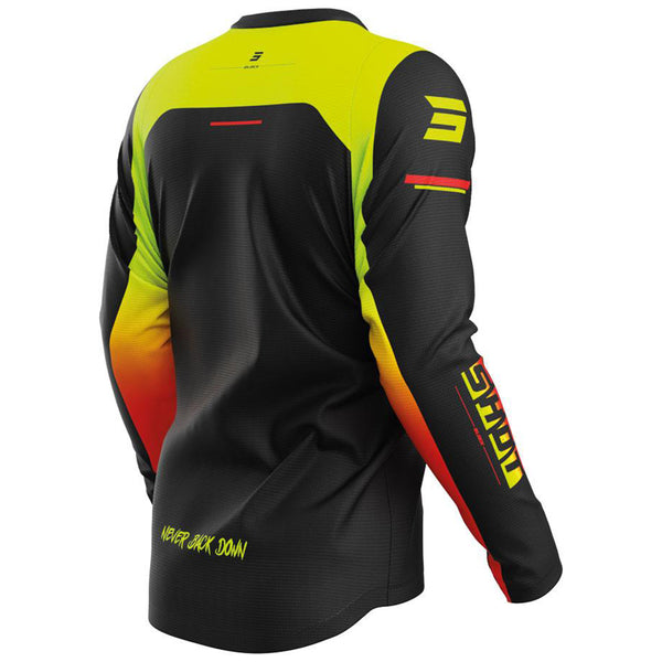 Shot - 2026 Devo Block Neon Yellow Jersey