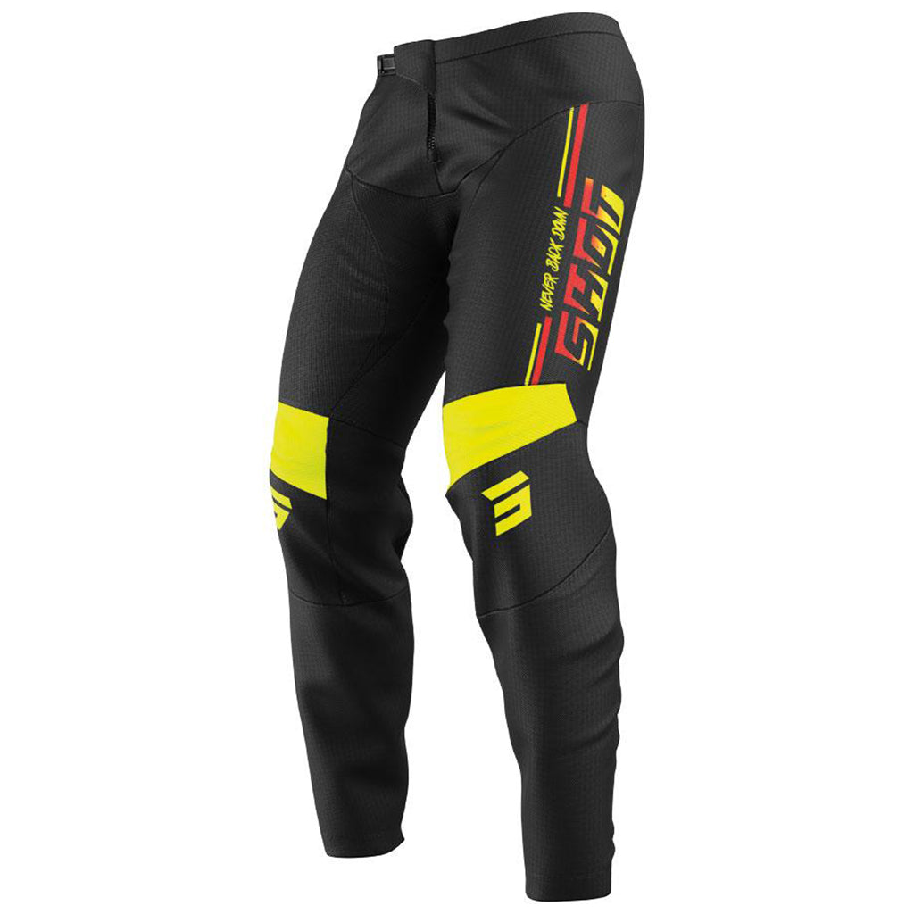 Shot - 2026 Devo Block Neon Yellow Pants