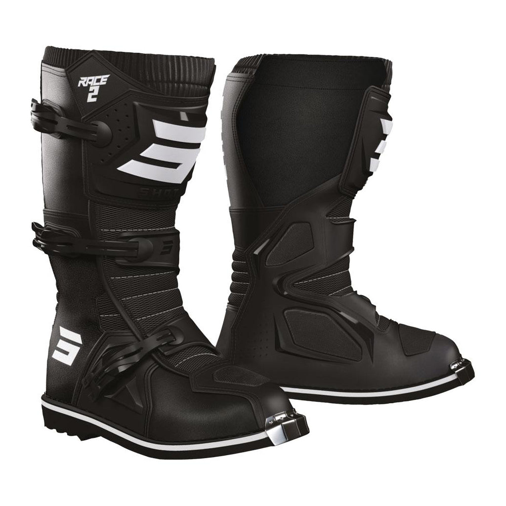 Shot - 2026 Kids Race 2 Black Boots