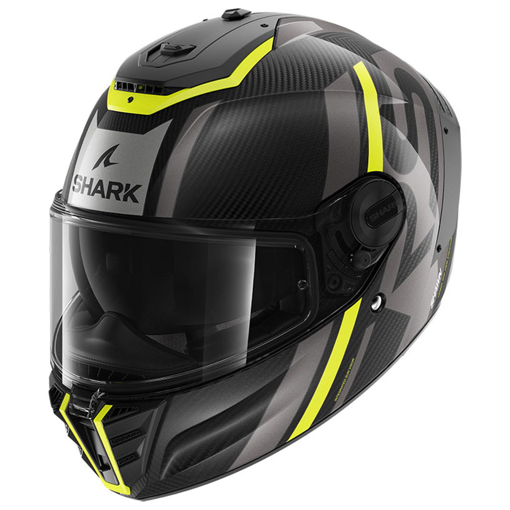 Shark - Spartan RS Carbon Shawn Yellow/Anthracite Helmet