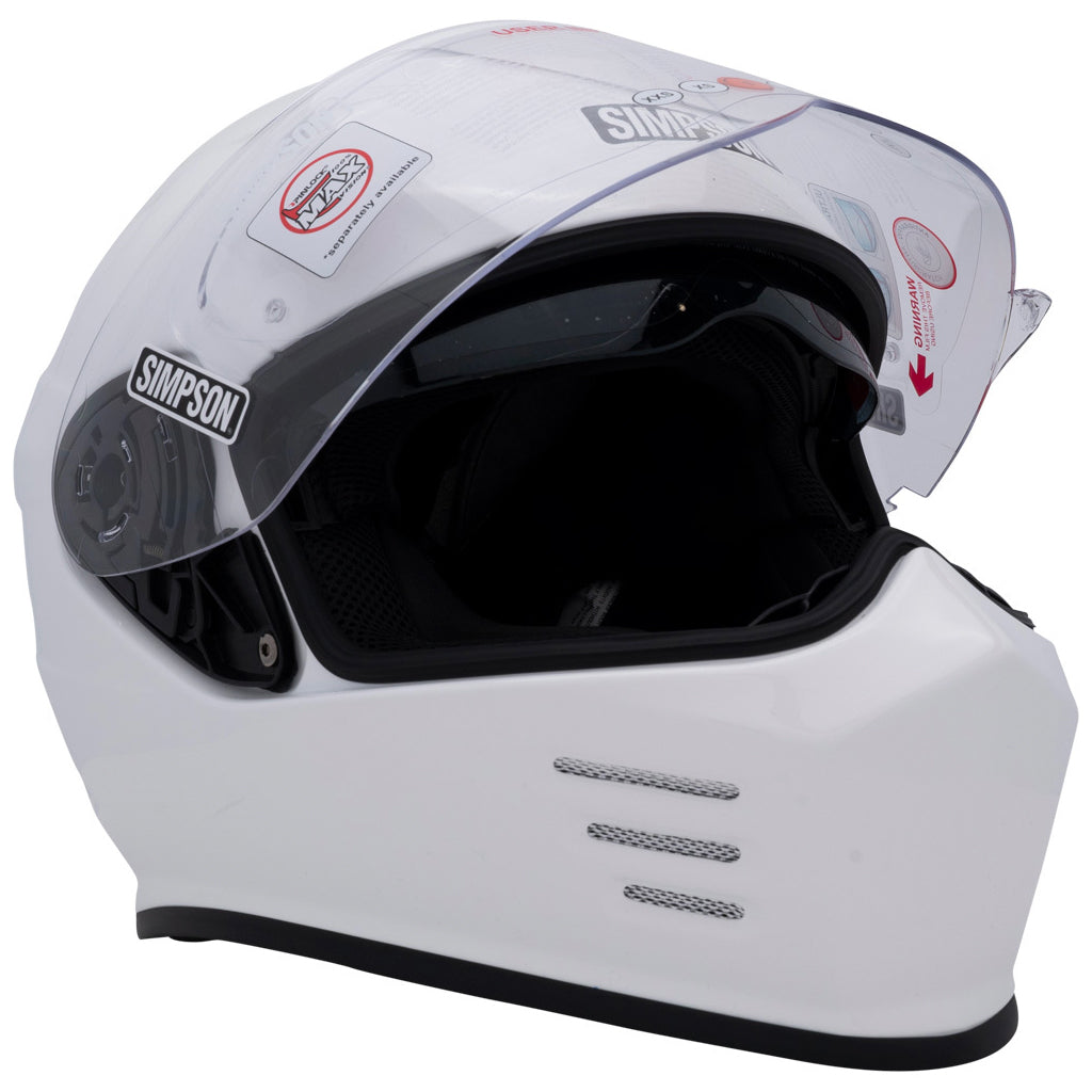 Simpson - Ghost Bandit Gloss White Helmet