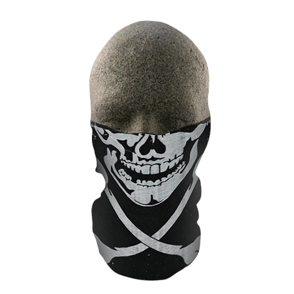 Zan Headgear - Neck Tube Fleece Skull X-Bones