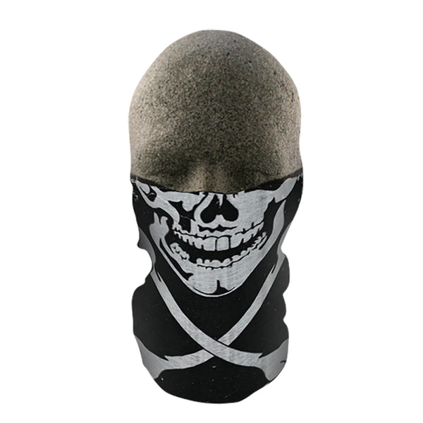 Zan Headgear - Neck Tube Fleece Skull X-Bones