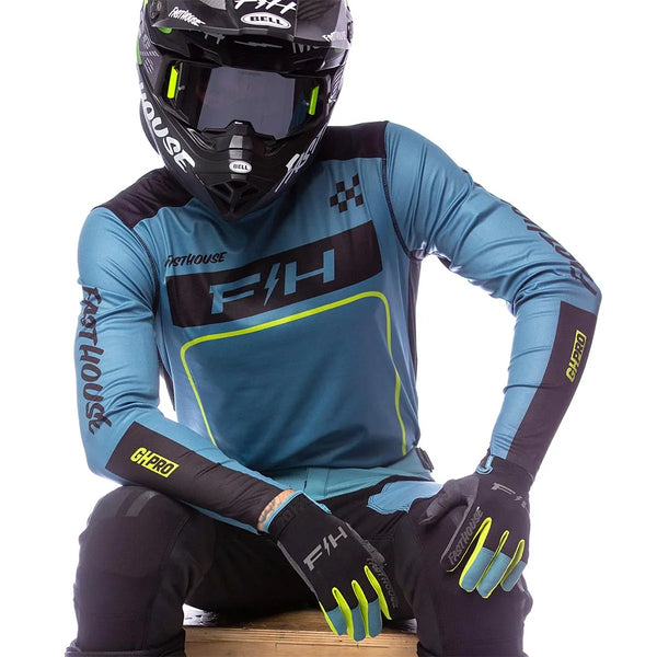 Fasthouse - Grindhouse Pro Apex Slate/Flo Green Jersey
